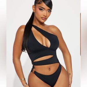 NWT Fashion nova black one piece
